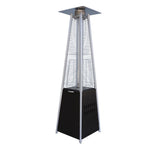 40, 000 Btu Propane Standing Patio Heater Stainless Steel