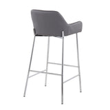 Daniella - Contemporary Fixed Height Barstool (Set of 2)