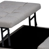 Harrison - Upholstered Coffee Table Storage Ottoman