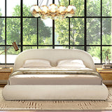 Archie Puffy Grounded - Upholstered Platform Bed