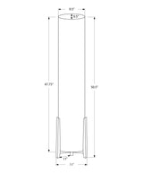 Lighting, Floor Lamp, Wood Look, Contemporary - Brown