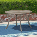 Hermosa - Outdoor Acacia Wood Table Circular Design