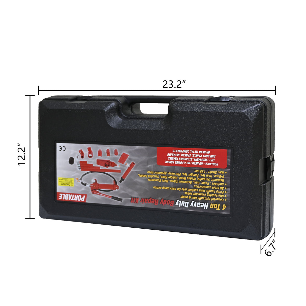 4T Separating Hydraulic Jack, Sheet Metal Separating Jack, Separating Hydraulic Combination To Repair The Depression - Black / Blue