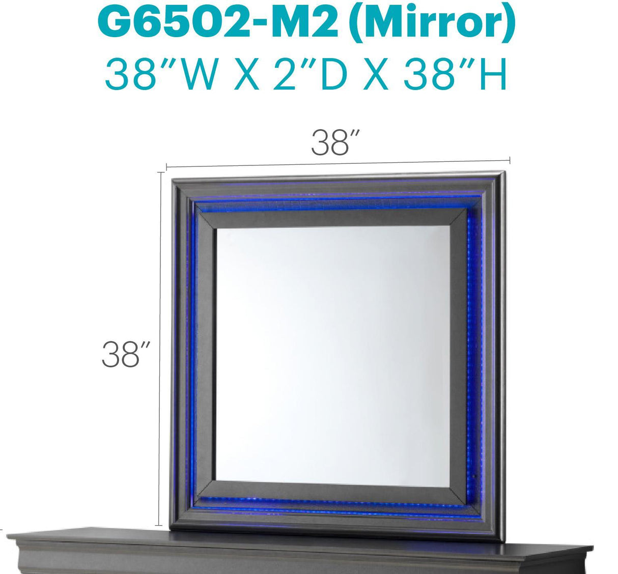 Elegant Transitional LED Mirror
