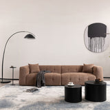 Stylish Sofa With Square Design And Thick Handrailing For Living Room