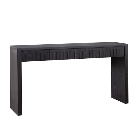 Modern Console Table With 4 Drawers, Entryway Table