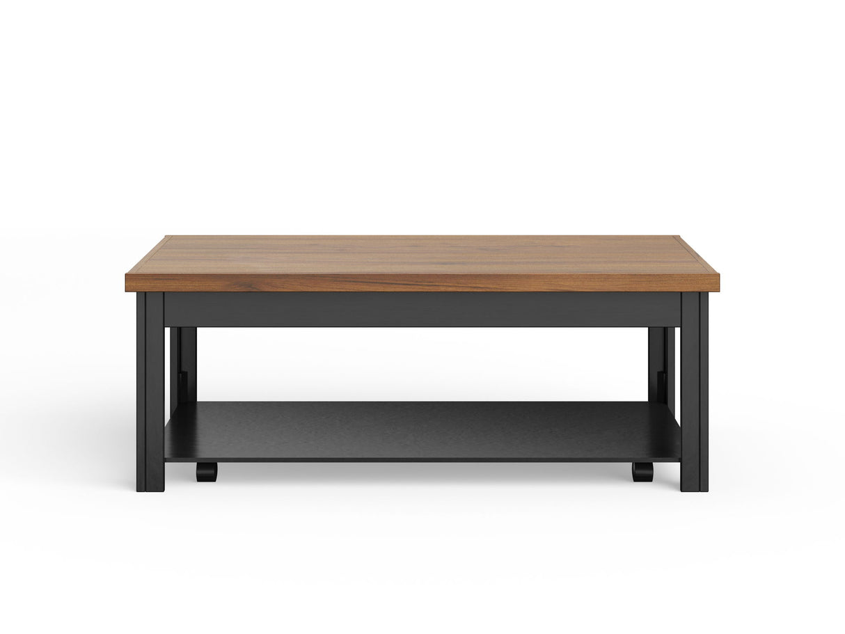 Essex - Coffee Table - Black, Whiskey