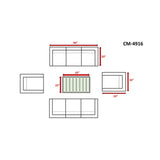 Stylish Sofa Seating Group With Cushions Perfect For Outdoor Gatherings