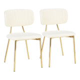 Bouton - Contemporary / Glam Chair (Set of 2)