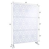 Outdoor & Indoor Metal Privacy Screen, Freestanding Decorative Panels