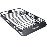 Motoring Rooftop Cargo Carrier Basket Steel, Universal Fit Roof Rack