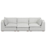 Jasmine - Pit Sectional Sofa - Gray