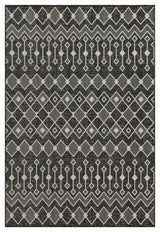 Sunshine - 5'3" X 7'3" Indoor, Outdoor Area Rug - Anthracite