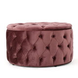Modern Glam Ottoman Velvet