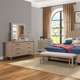 Casual 6 Drawer Dresser - Sand