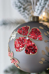 Glass Decorative Hanging Ball Christmas Tree Ornaments For Holiday Party Decorations