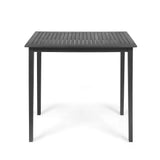 Outdoor Minimalist Acacia Wood Rectangle Bar Table