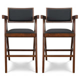 Athena - Counter Chair - Black / Brown