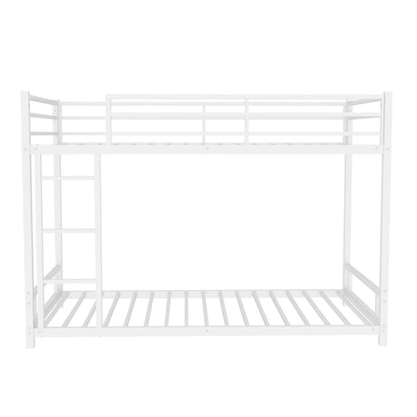 Bunk Bed With Noise Reduction And Safety Guardrail