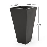 Outdoor Modern Cast Stone Planter