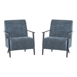 Modern Lounge Chair With Polyester Upholstery