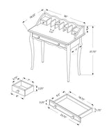 Computer Desk For Home Office, Laptop, Storage Drawers, Traditional
