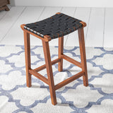 James - Modern Genuine Leather Bar Stool