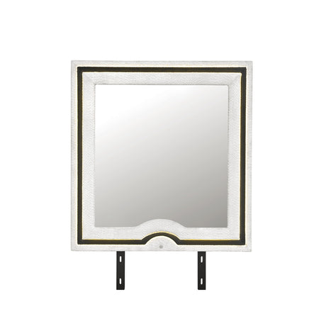 Isaiah - Mirror With Upholstered Frame And LED Lighting