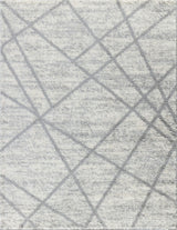 Loft Shag - 7'10" X 9'10" Polypropylene, Shaggy Area Rug - Gray