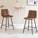 Bar Chair Set Comfortable With Metal Legs And Ergonomic Design