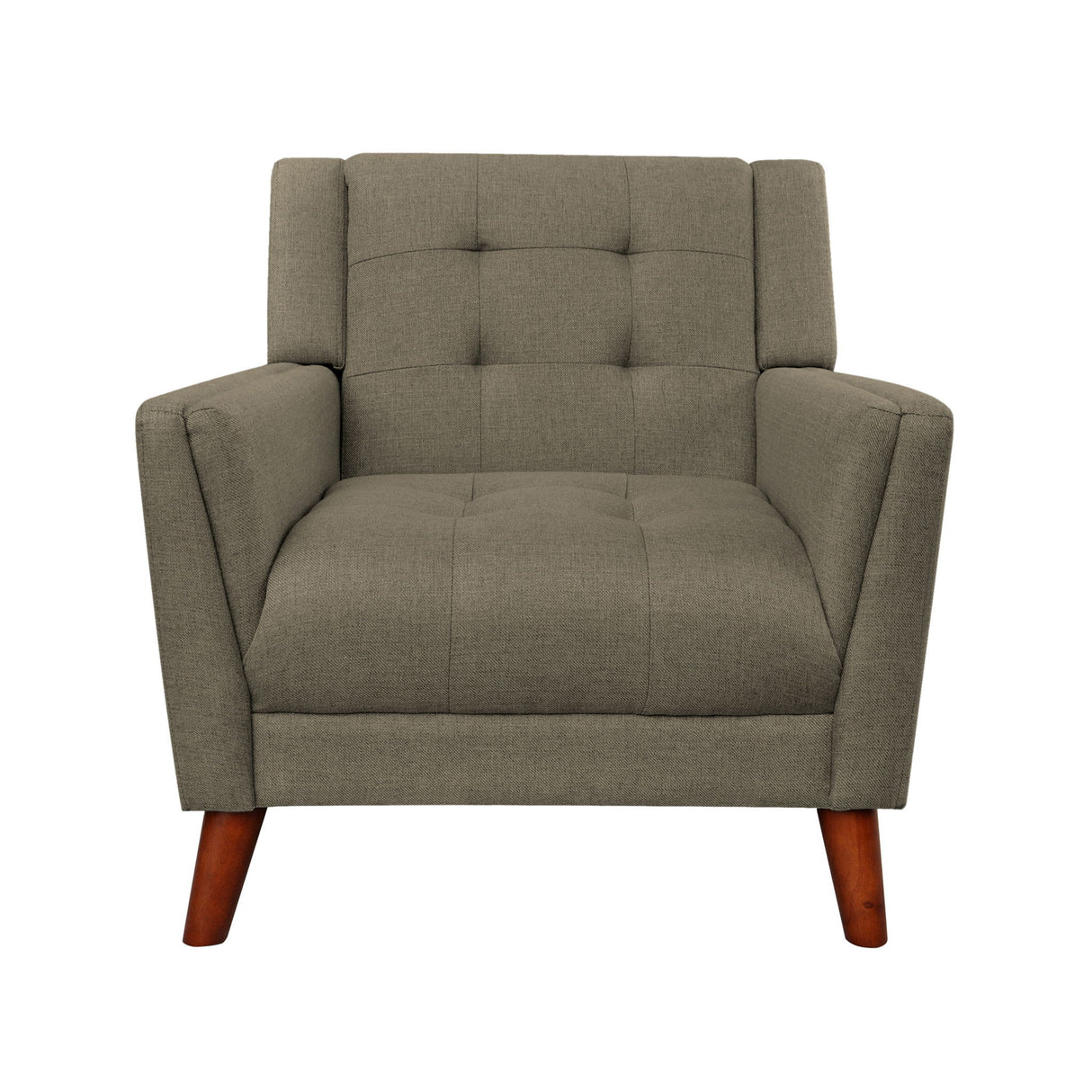 Luminaesque - Fabric Upholstered Armchair With Tufted Back