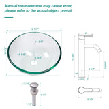 Vessel Sink With Faucet And Pop-Up Drain