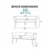 Welburn - Upholstered Bench