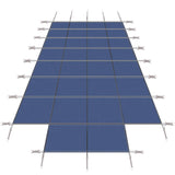 Pool Safety Cover, Fits 18 X 36Ft Rectangular Inground Winter Swimming Pools, High Strength Mesh - Blue