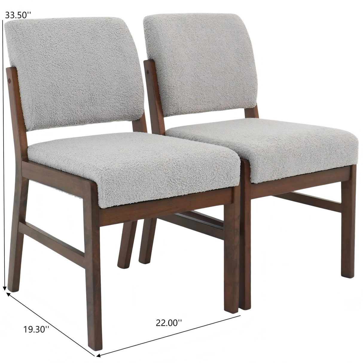 Caldwell - Dining Chair (Set of 2) - Light Gray