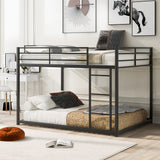 Metal Bunk Bed, Low Bunk Bed With Ladder