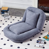 Contemporary Folding Sofa Chair With 5 Adjustable Positions For Gaming, Meditation, And Relaxation