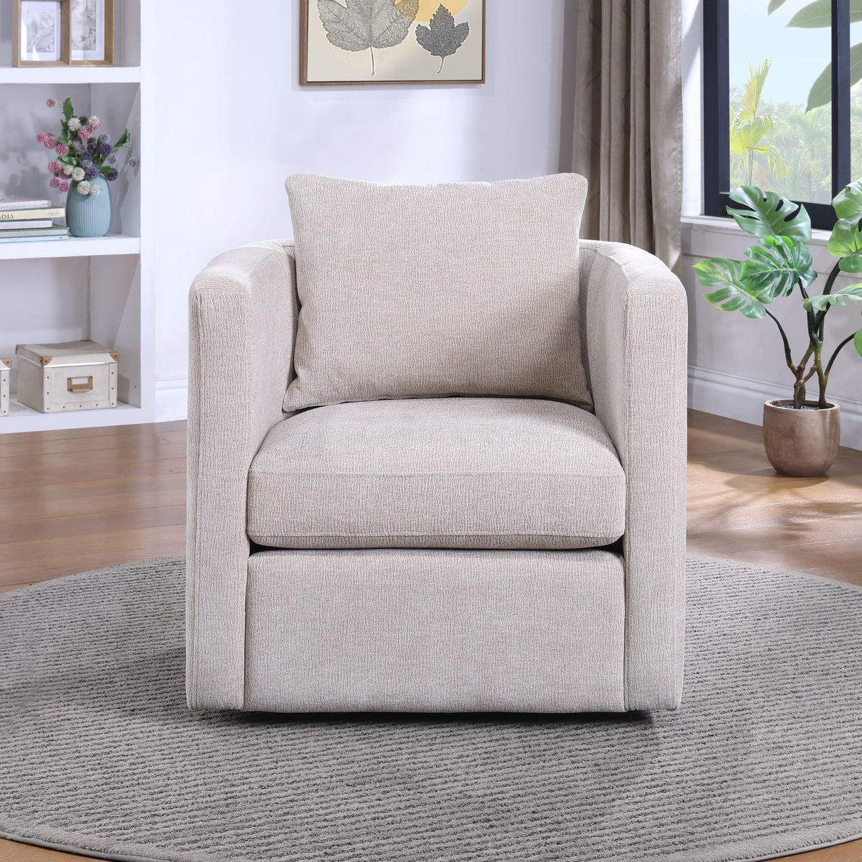 Sutton - Swivel Barrel Chair