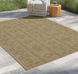 Earth - 2'7" X 7'3" Indoor, Outdoor Area Rug - Jute, Mocha