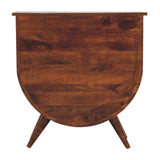 Agra - Bedside Table - Chestnut