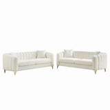 Oversized Sofa, Deep Tufted Couch