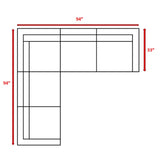 Luxurious Wicker Patio Sectional With Weather Resistant Sunbrella Cushions