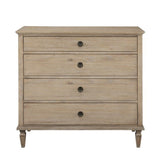 French Inspired Small Dresser - Wire Brushed Light Natural