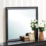 Elegant Traditional Wall Mirror - Black