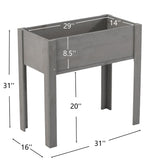 Raised Garden Bed With Legs, Elevated Planter Box For Outdoor Plants
