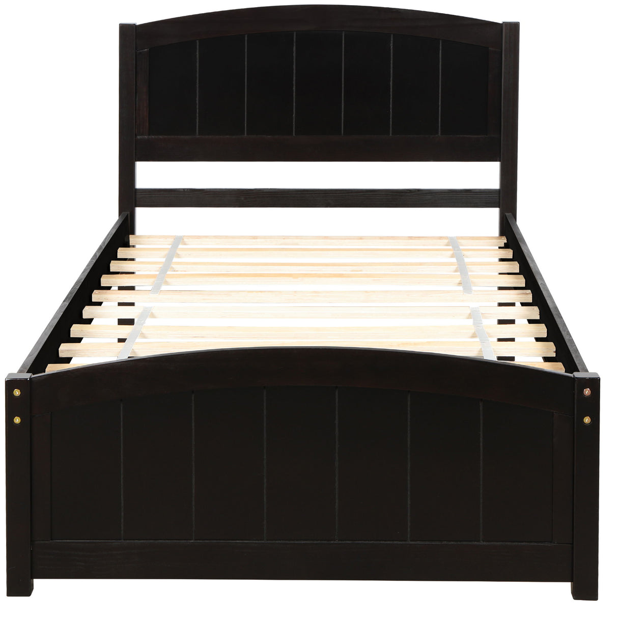 Platform Bed & Headboard, Footboard And Wood Slat Support