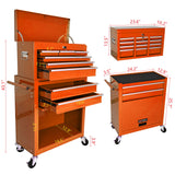 High Capacity Rolling Tool Chest With Wheels And Drawers, Storage Cabinet