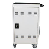 Mobile Charging Cart And Cabinet For Tablets Laptops 30 Device With Combination Lock