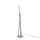 Icicle - Contemporary Floor Lamp - Nickel