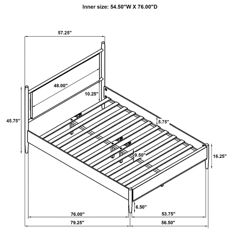 Mason Panel Platform Bed
